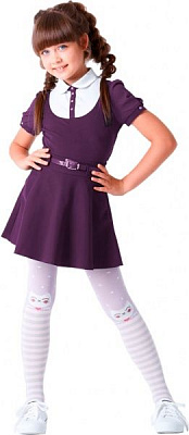 Колготки детские Giulia D010 LITTLE KIDS lillac р.92-98 фиолетовый 