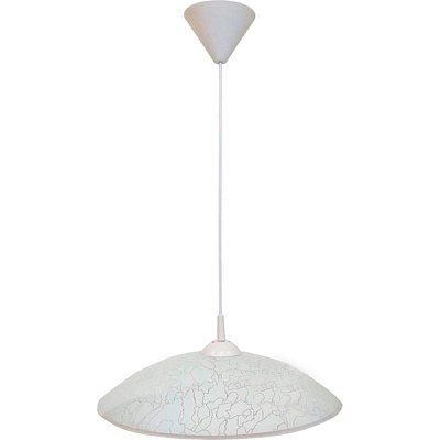 Подвес Декора Паутинка 26130 D400 1x60 Вт E27 белый глянец 