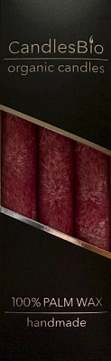 Набір свічок WP05 20/180 червоний 3 шт. CandlesBio