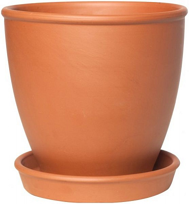 Горщик керамічний Shynkar&KO Барбарис круглий 2л теракот