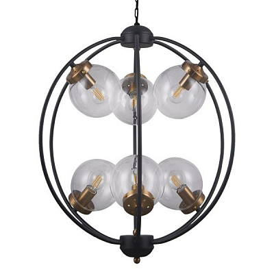 Підвіс Victoria Lighting 6x40 Вт E14 чорний Xinxin/SP6