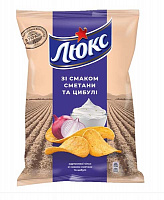 Чипси Люкс сметана-цибуля 133 г