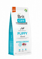 Корм сухий для усіх порід Brit Care Hypoallergenic Puppy з ягням 12 кг