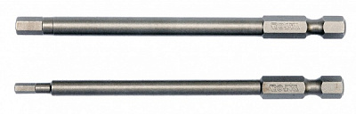 Набор бит YATO HEX 3, 5 мм. x 100 мм. 2 шт. YT-0494