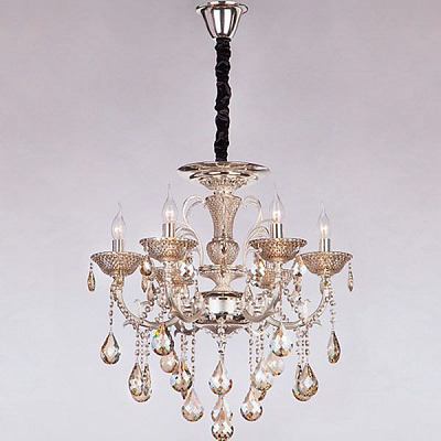 Люстра підвісна Strotskis Caprice 6x40 Вт E14 платина 278/6