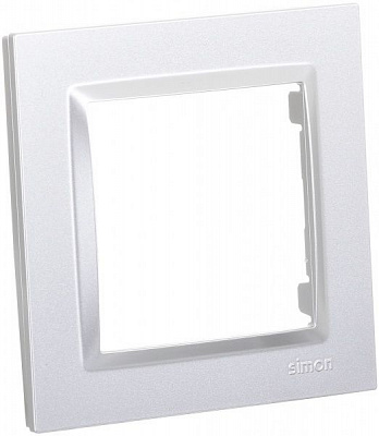 Рамка Simon 10 універсальна срібний CR1/43