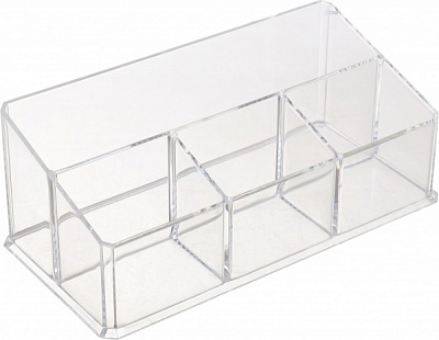 Органайзер для косметики Luna 25,5x12,4x9,9 см прозорий