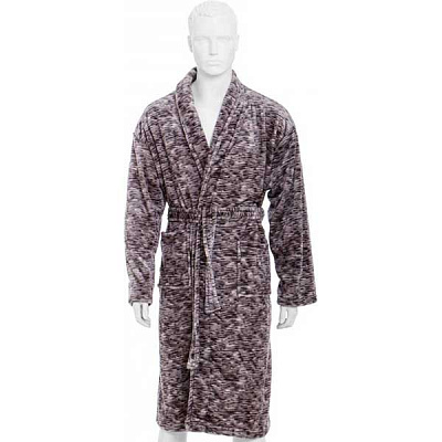 Халат чоловічий La Nuit Меланж сірий XL
