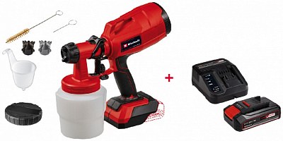 Фарборозпилювач Einhell TC-SY 18/60 Li 18 V + (1x2,5Ah) 4512097+4260025