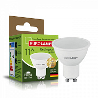 Лампа світлодіодна Eurolamp 11 Вт MR16 матова GU10 220 В 3000 К LED-SMD-11103(N) 