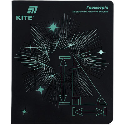 Тетрадь предметная Lumen геометрия 48 лист. клетка K26-240-1 KITE