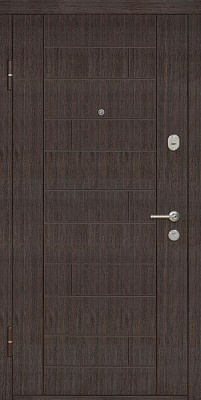 Дверь входная TM Riccardi Домино венге 2050х960мм левая