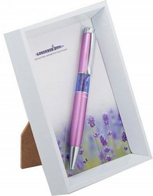 Ручка шариковая Langres Lavender с фоторамкой LS.402003-28 