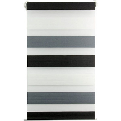 Ролета день-ночь Bella Vita B165 Триколор 52x160 см серая 