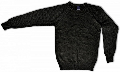 Джемпер унисекс р.140 черный 1279 