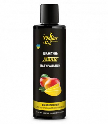 Шампунь Mayur Манго натуральный востанавливающий для сухих и поврежденных волос 200 мл
