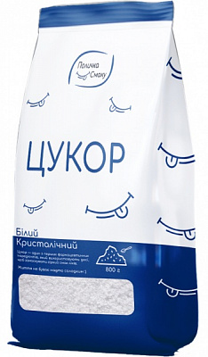 Сахар Поличка Смаку Сахар белый 0,8 кг 800 г