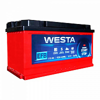 Акумулятор автомобільний Westa 6CT-110 А 110Ah 880A 12V «+» праворуч (WEFB110)