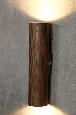 Светильник настенный Iterna Bodo 2x15 Вт GU10 ясень темный LW093 