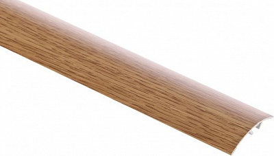 Порожек алюминиевый 15-А Лугалпроф профилированный скрытый крепеж 5x40x1800 мм дуб новый 