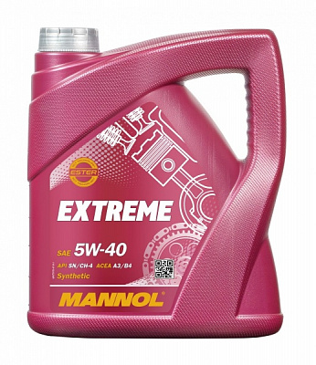 Моторное масло Mannol Extreme 5W-40 4 л (MN7915-4)