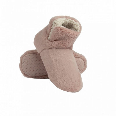 Тапки домашние Twins меховые с разрезом р.36/37 темно-розовый