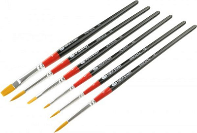 Набір пензлів 13 синтетика, 6 шт. ROSA