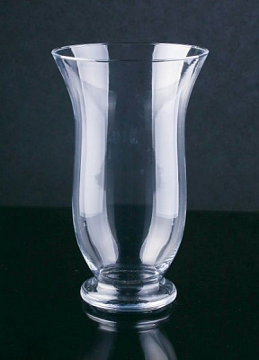 Ваза скляна 15х25 см