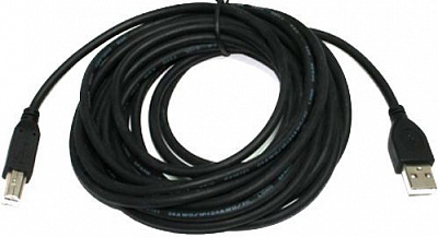 Кабель Cablexpert USB type A – USB type B 3 м черный (CCP-USB2-AMBM-10)