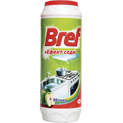 Засіб для чищення Bref Ефект соди Яблуко 500 г