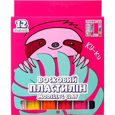 Пластилін восковий 12 кольорів 144 гр_2 Good Li
