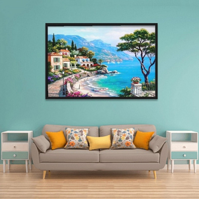 Репродукция Хорватия. Море 35x50 см Арт Фемелі 