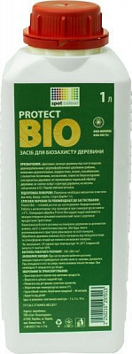 Пропитка (антисептик) Spot Colour Protect Bio не создает пленку бесцветный 1 л