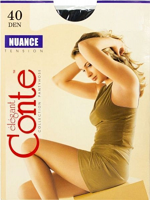 Колготки Conte NUANCE 40 den nero р. 2 черный 