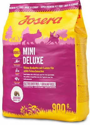 Корм Josera Mini Deluxe для собак малих порід 0,9 кг