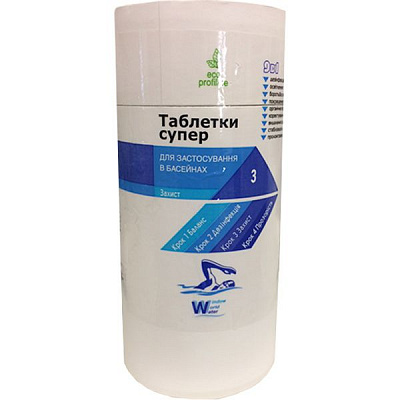 Супер 9 в 1 Хлор длительного действия 1,2 кг