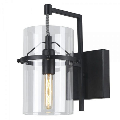 Бра Arte Lamp 1x40 Вт E14 графіт/чорний A8586AP-1BK