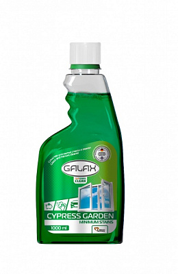 Средство моющее для стекла и зеркал Galax Кипарисовый сад (запаска) 1000г