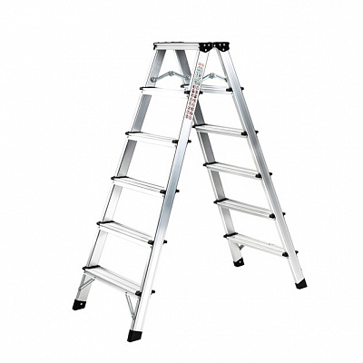 Лестница-стремянка GTM двухсторонняя 2x6 KMH1206 (39699)