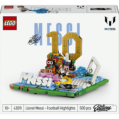 Конструктор LEGO Editions Football Лионель Месси – лучшие моменты футбольных матчей 43011