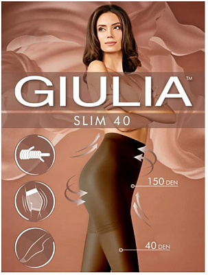 Колготки женские Giulia Slim 40 den р. 5 капучино
