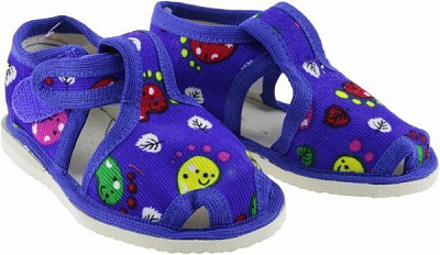 Тапочки для мальчиков Экотапок р.19 синий 1085 