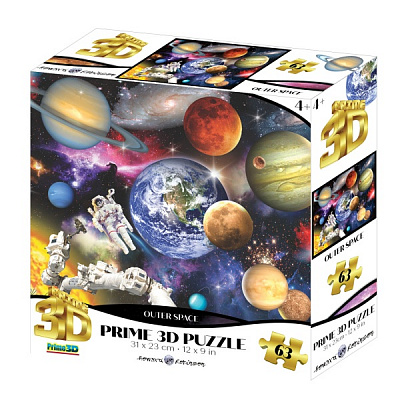3D-пазл PRIME 3D 13740 Планети 63 деталі