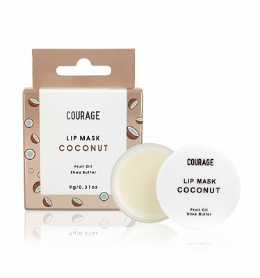 Маска для губ COURAGE Lip Mask Сoconut 9 г