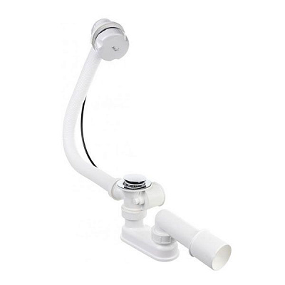 Сифон для ванни Alca Plast автомат (білий) А51В