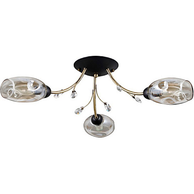 Люстра потолочная Victoria Lighting Botswana/PL3 3x40 Вт E14 медь/черный 