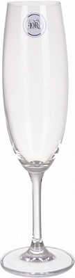 Набір бокалів для шампанського Fiora Mistery 220 мл 6 шт. (Martina 220 ml 6)