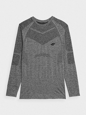 Футболка з довгим рукавом 4F H4Z22-BIMB030G-27M р.2XL/3XL сірий