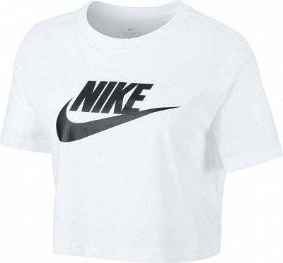 Футболка Nike W NSW TEE ESSNTL CRP ICN FTRA BV6175-100 р.XS белый