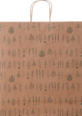 Пакет Ретро XL Новорічний 390x345x140 мм